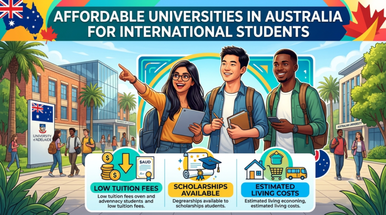 Affordable Universities in Australia for International Students: Tuition Fees, Scholarships, and Living Costs (2026 Guide)