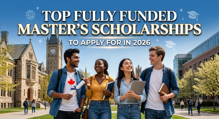 Top Fully Funded Master’s Scholarships to Apply for in 2026