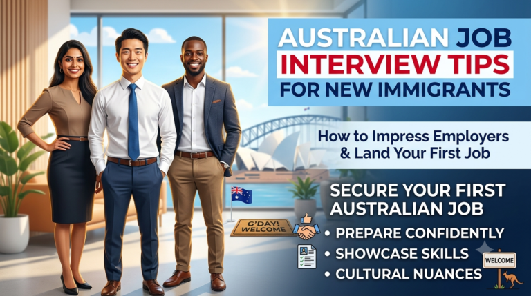 Australian Job Interview Tips for New Immigrants: How to Impress Employers and Land Your First Job